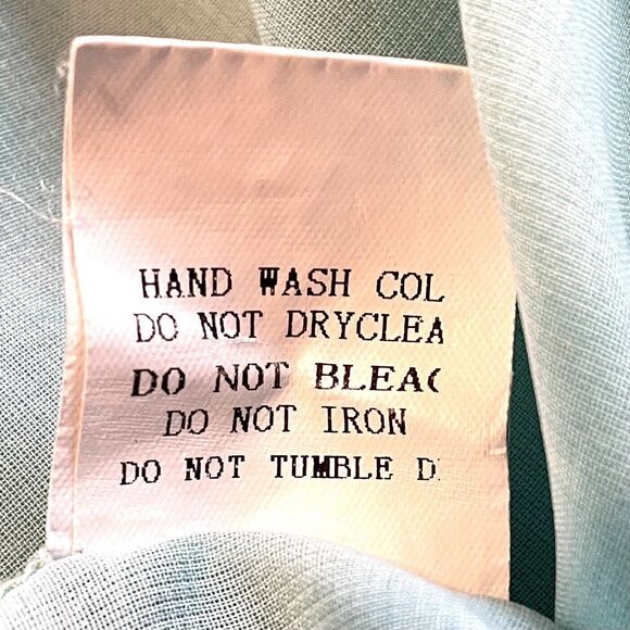 DAVi & DANI Floral Kimono Green Semi Sheer Open Front Oversized - Picture 7 of 8